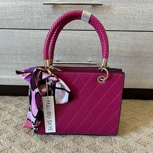 🚫SOLD🚫NWT Pink Malibu Skye Vegan Leather Handbag